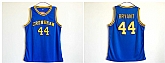 Crenshaw High School 44 Kobe Bryant Blue Basketball Jersey,baseball caps,new era cap wholesale,wholesale hats